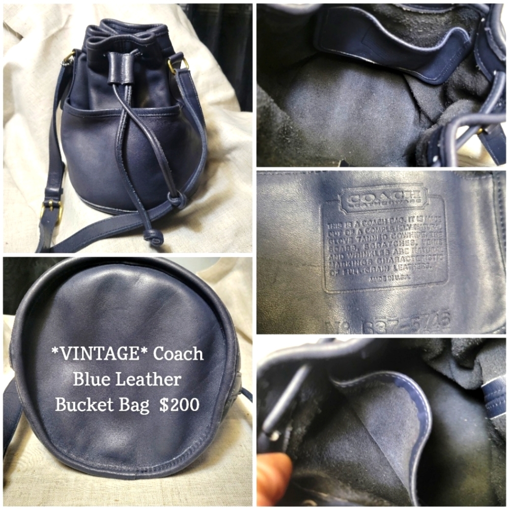 *VINTAGE* Coach Bucket Bag